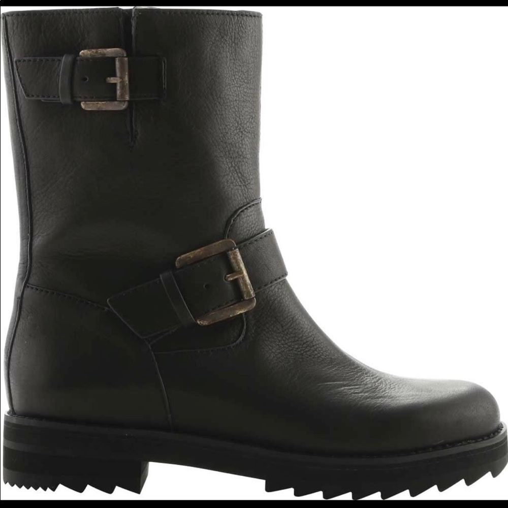 NWT Jil Sander Marburg Calfskin Black Leather Boot